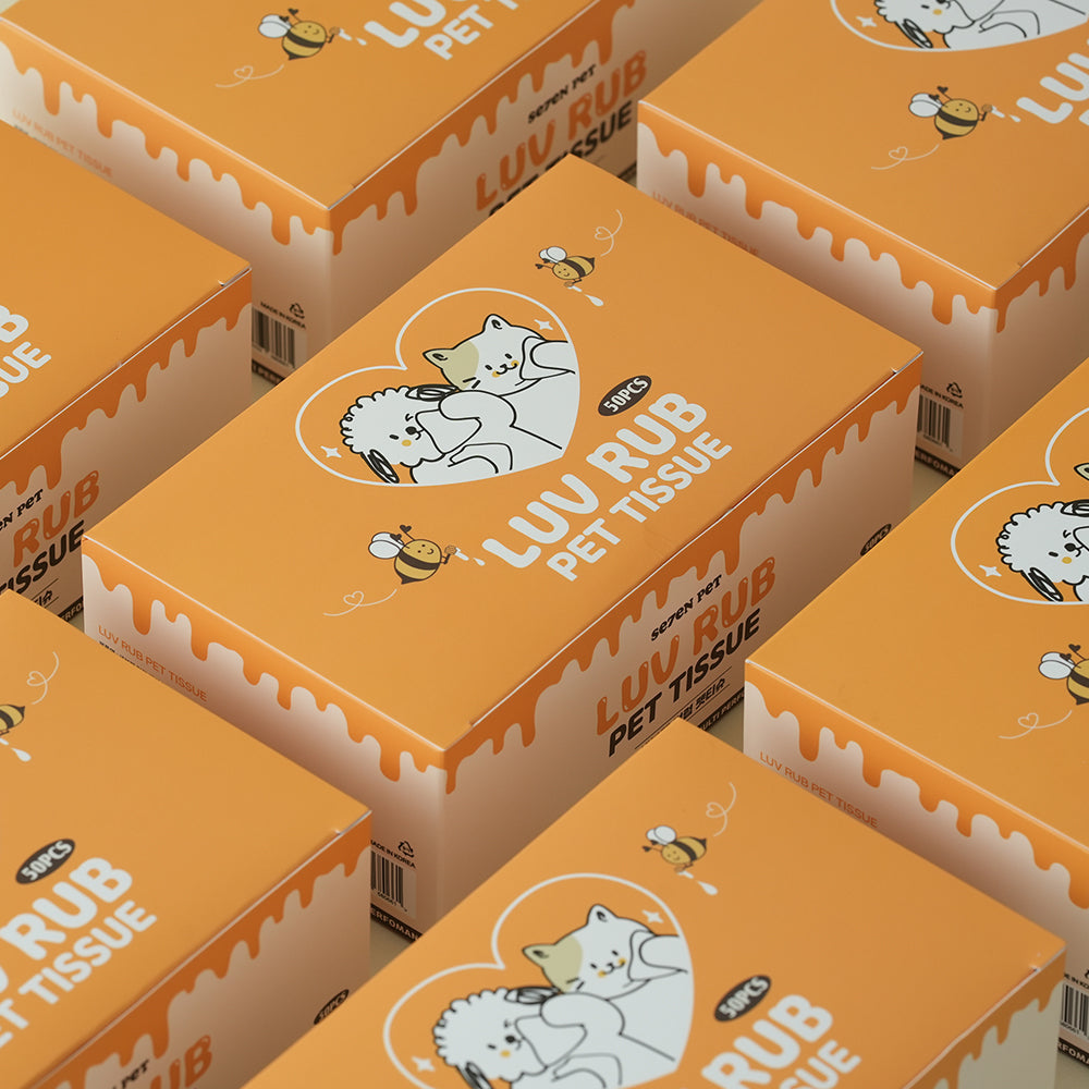 韩国SEVEN PET 蜂蜜养护配方宠物全身湿巾盒装(50个装) image 4