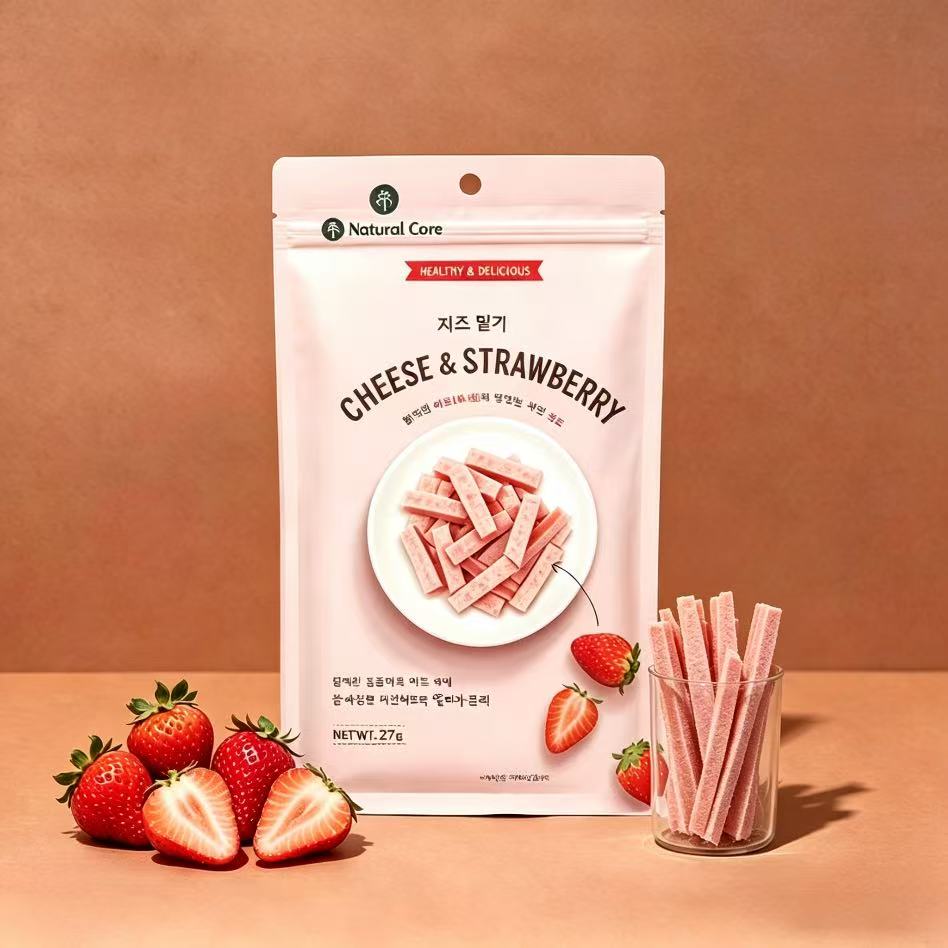 Natural Core-Cheese Treats:4Flavors[Natural Core-奶酪狗狗零食:4种味道]