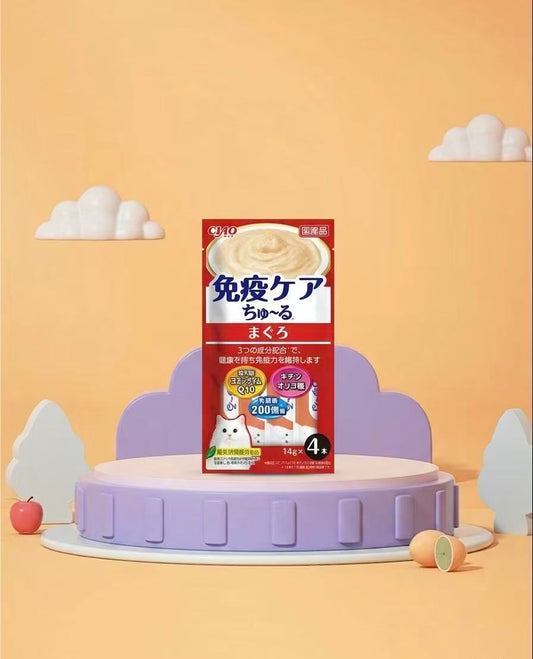 NEW!CIAO Immunity Care Paste-3 Flavours[新品Ciao提升免疫力猫条3种味道]