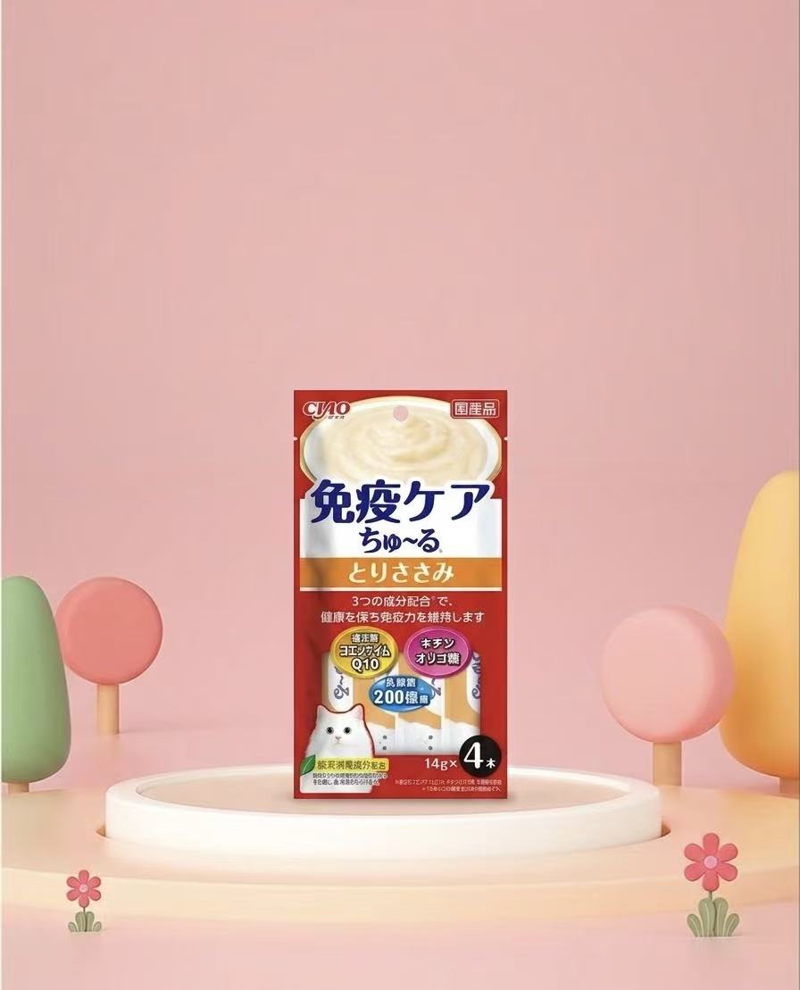 NEW!CIAO Immunity Care Paste-3 Flavours[新品Ciao提升免疫力猫条3种味道]