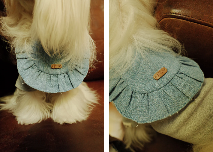 Patuu Pet Denim Bib image 2