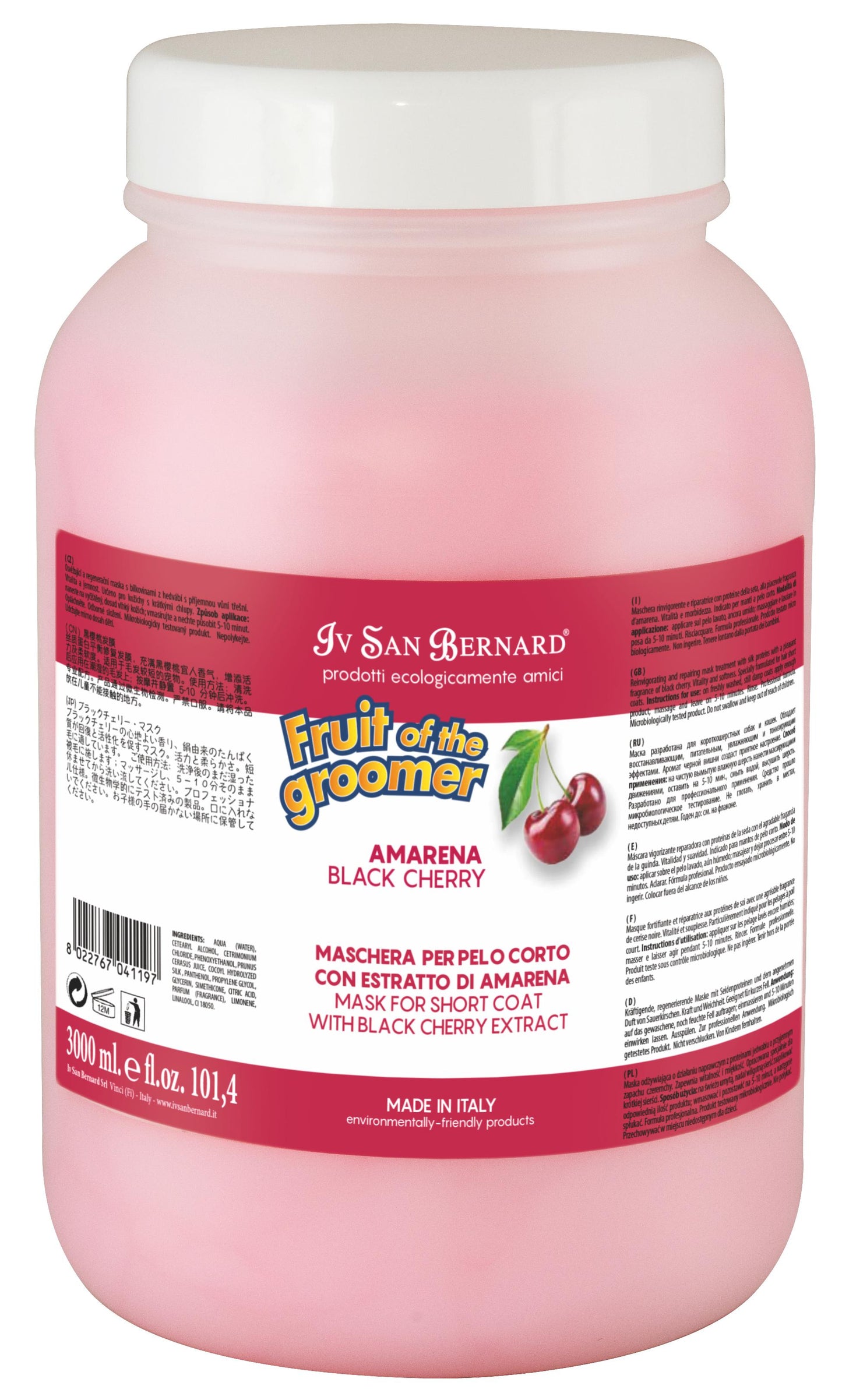 Iv San Bernard-Fruit: BlackCherry SH/CON[伊珊娜-水果系列: 黑樱桃香波/护毛素] image 8