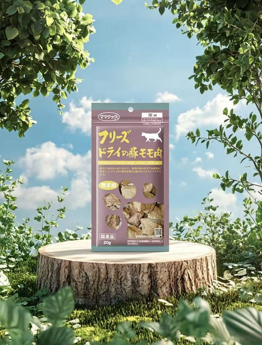 MamaCook CatTreat-Freeze-Dried Pork Thigh Meat:20g BBD6.12[但马猫用零食-猪大腿肉冻干:20g]