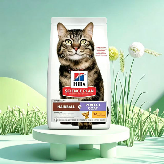 Hill's Science Plan Hairball & Perfect Coat Adult Cat Food with Chicken[Hill's招牌产品-抗毛球美毛猫猫干粮-鸡肉]
