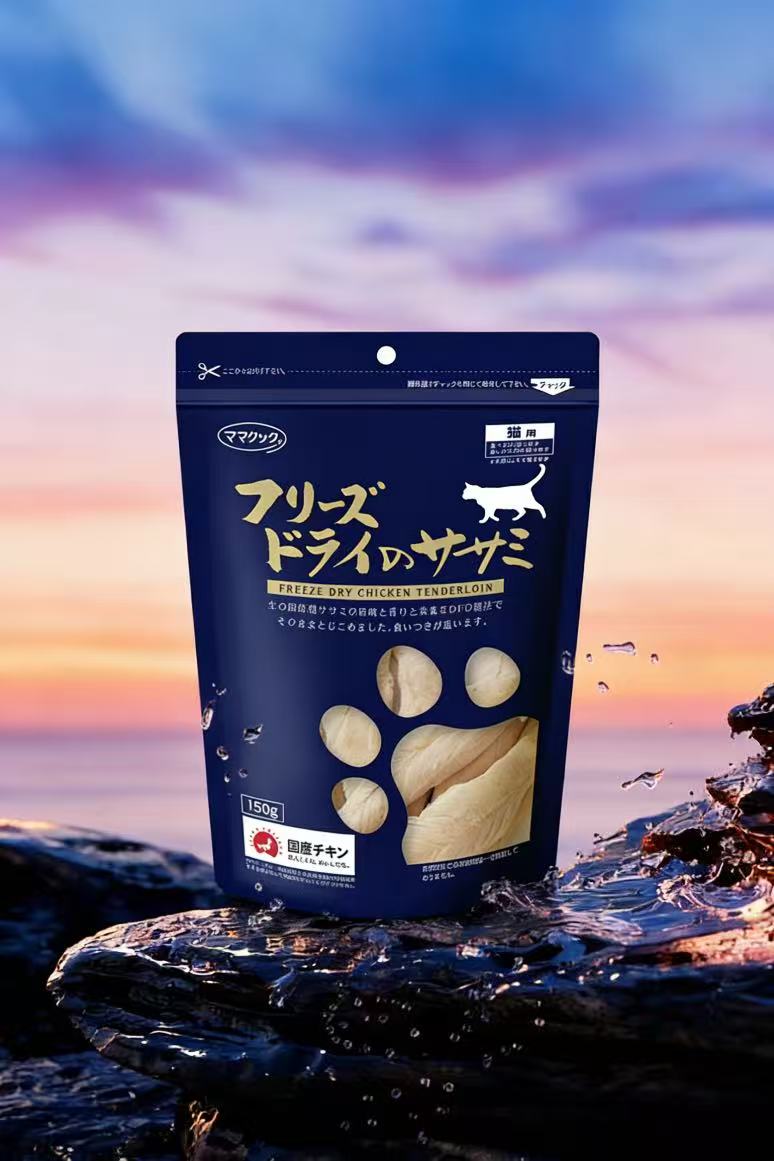 MamaCook CatTreat-Freeze-Dried Chicken Tenderloin:150g[但马猫用零食-冻干鸡侧胸:150g]