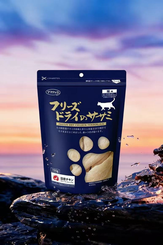 MamaCook CatTreat-Freeze-Dried Chicken Tenderloin:150g[但马猫用零食-冻干鸡侧胸:150g]