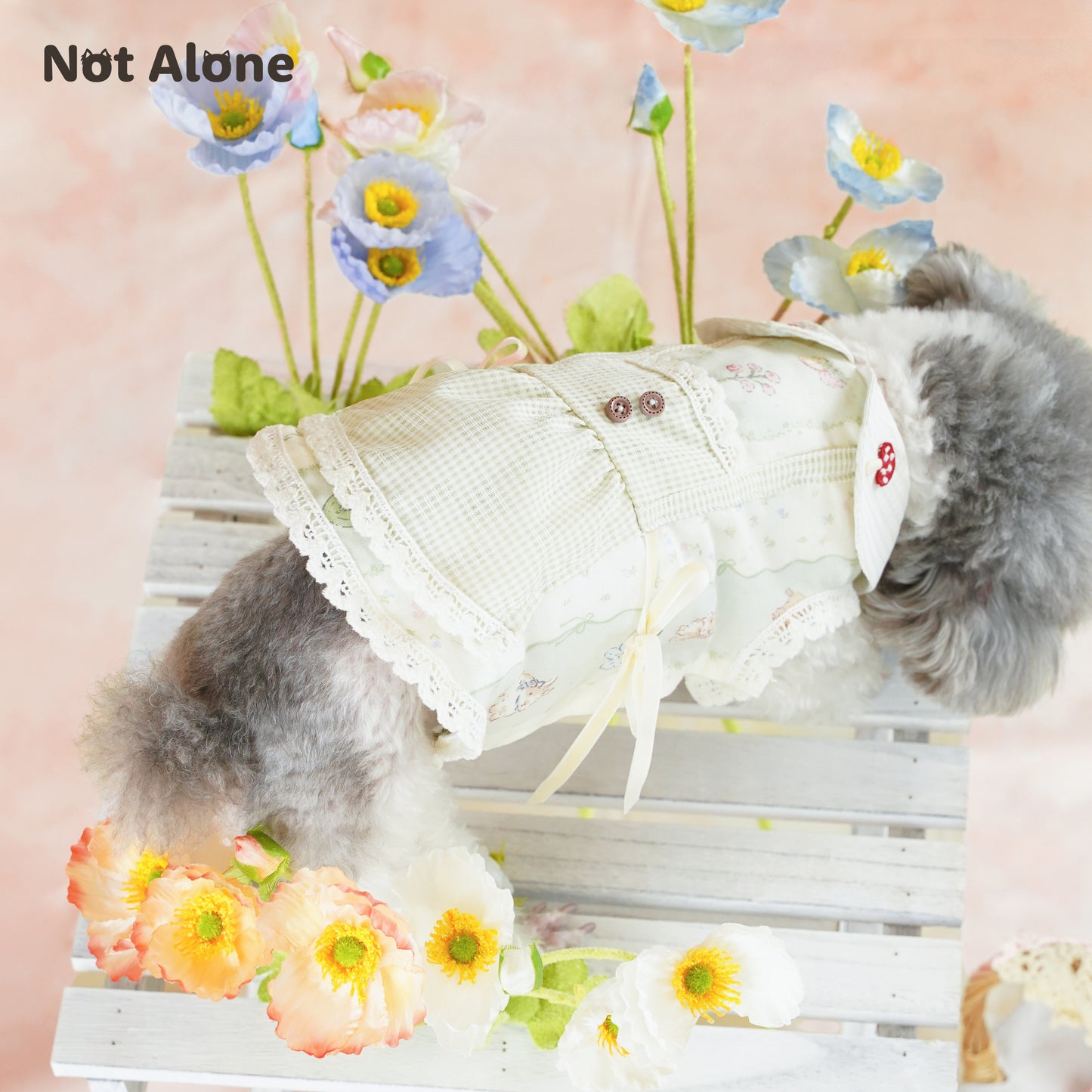 NotAlone-Afternoon Tea Bunny Dress [不孤岛-花花兔兔茶歇裙] image 6