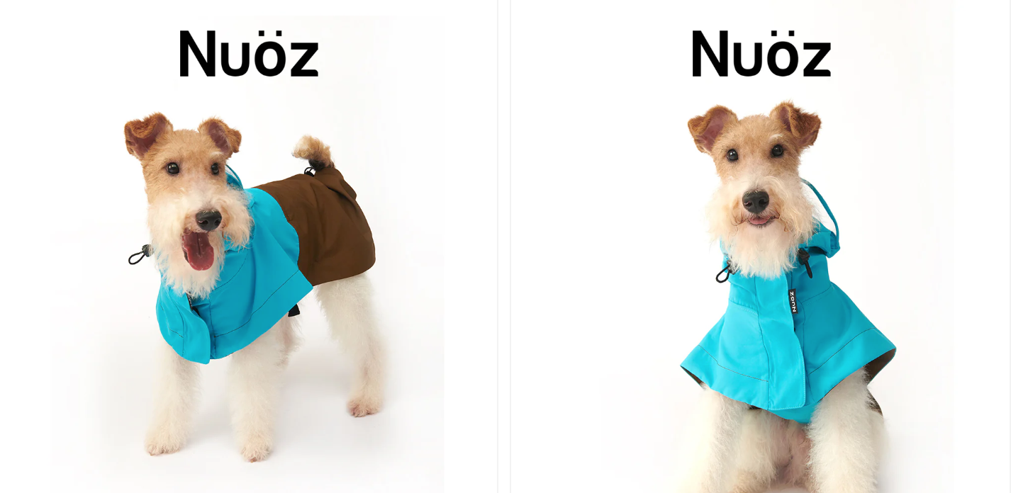Nuoz Pet Hooded Raincoat image 1