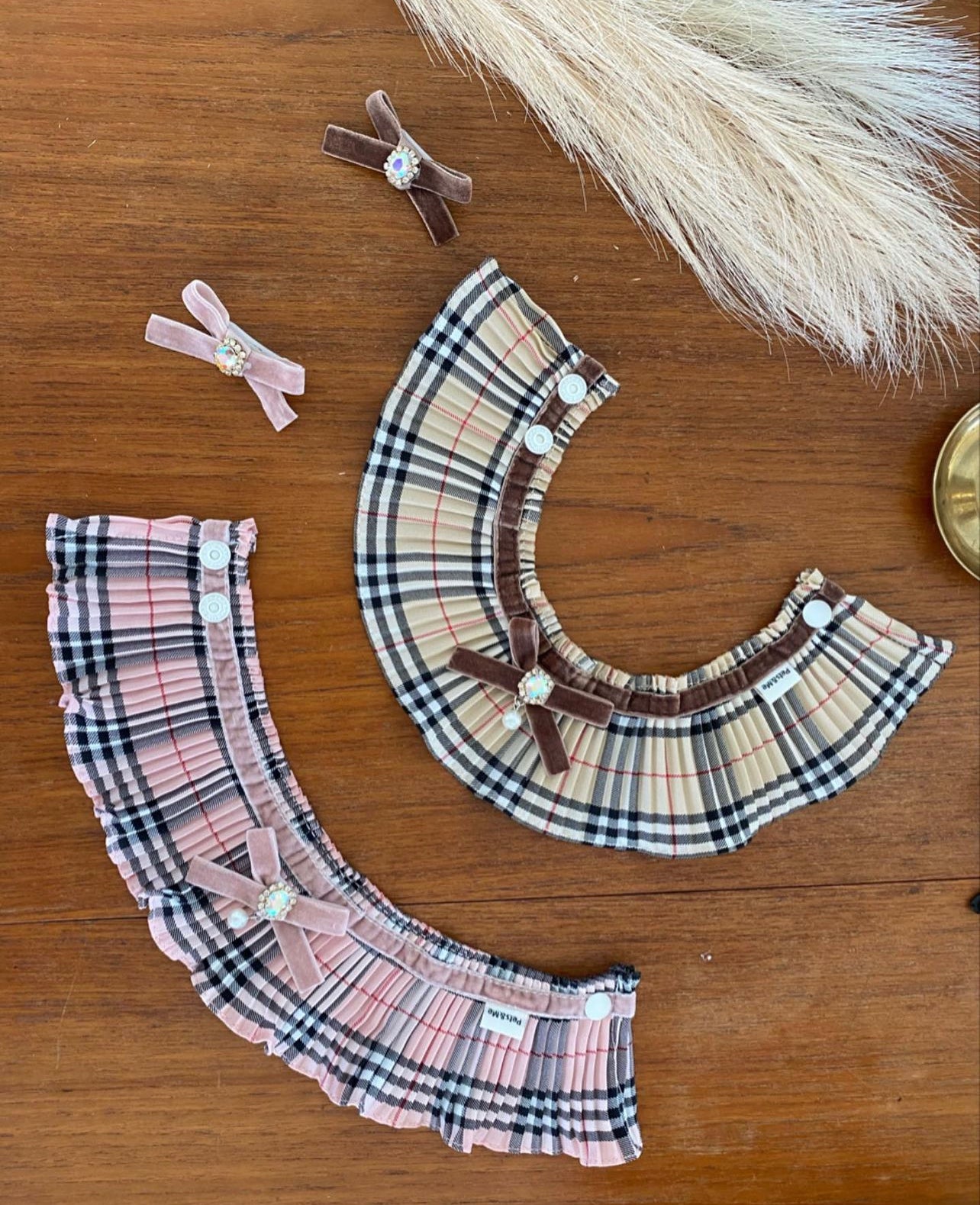 Pets&Me Plaid Scarf[韩国Pets&Me格纹小围脖] image 4