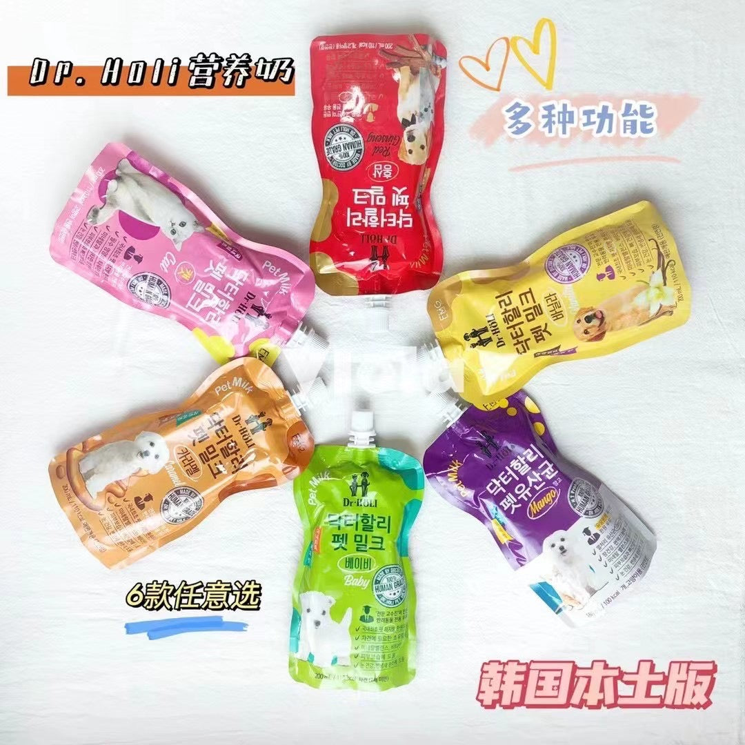 Dr.Holi-Pet Milk For Cats&Dogs:8Types[Dr.Holi-多元化宠物营养宠物奶猫狗兼用:8种] image 0
