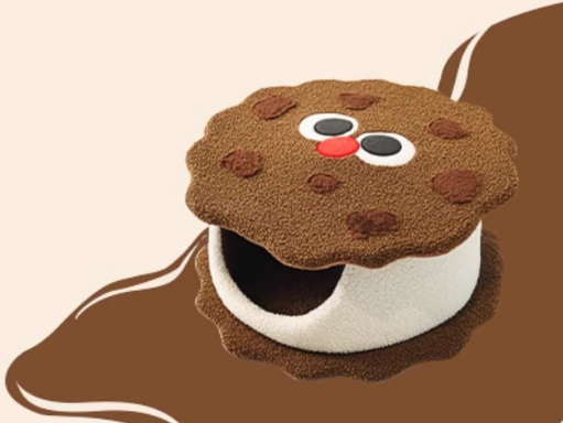 Chocolate Sandwich Cookie Pet Bed-50cm [巧克力夹心饼干宠物窝-50cm] image 5