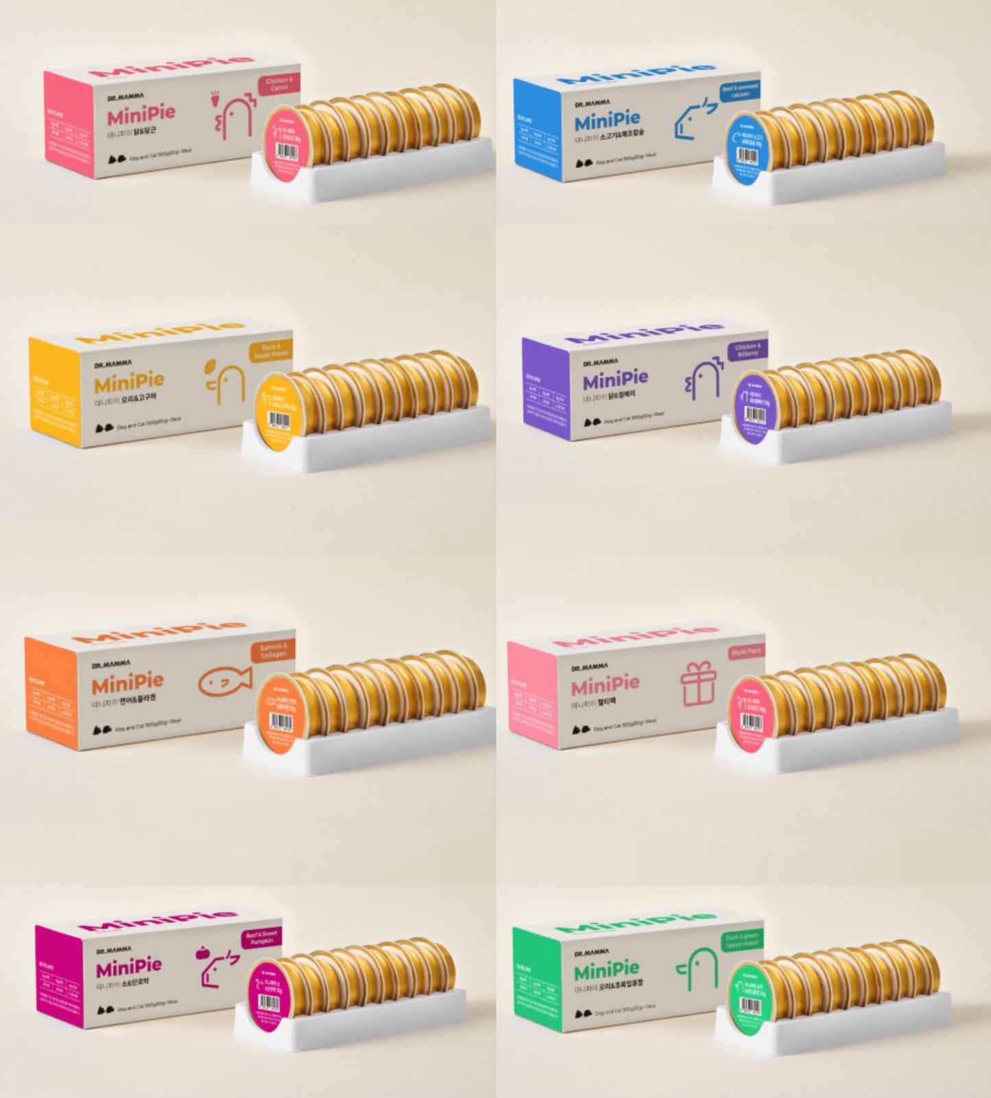 DR.MAMMA MINI PIE-韩国DR.MAMMA高营养派-猫狗通用(8种味道) image 0
