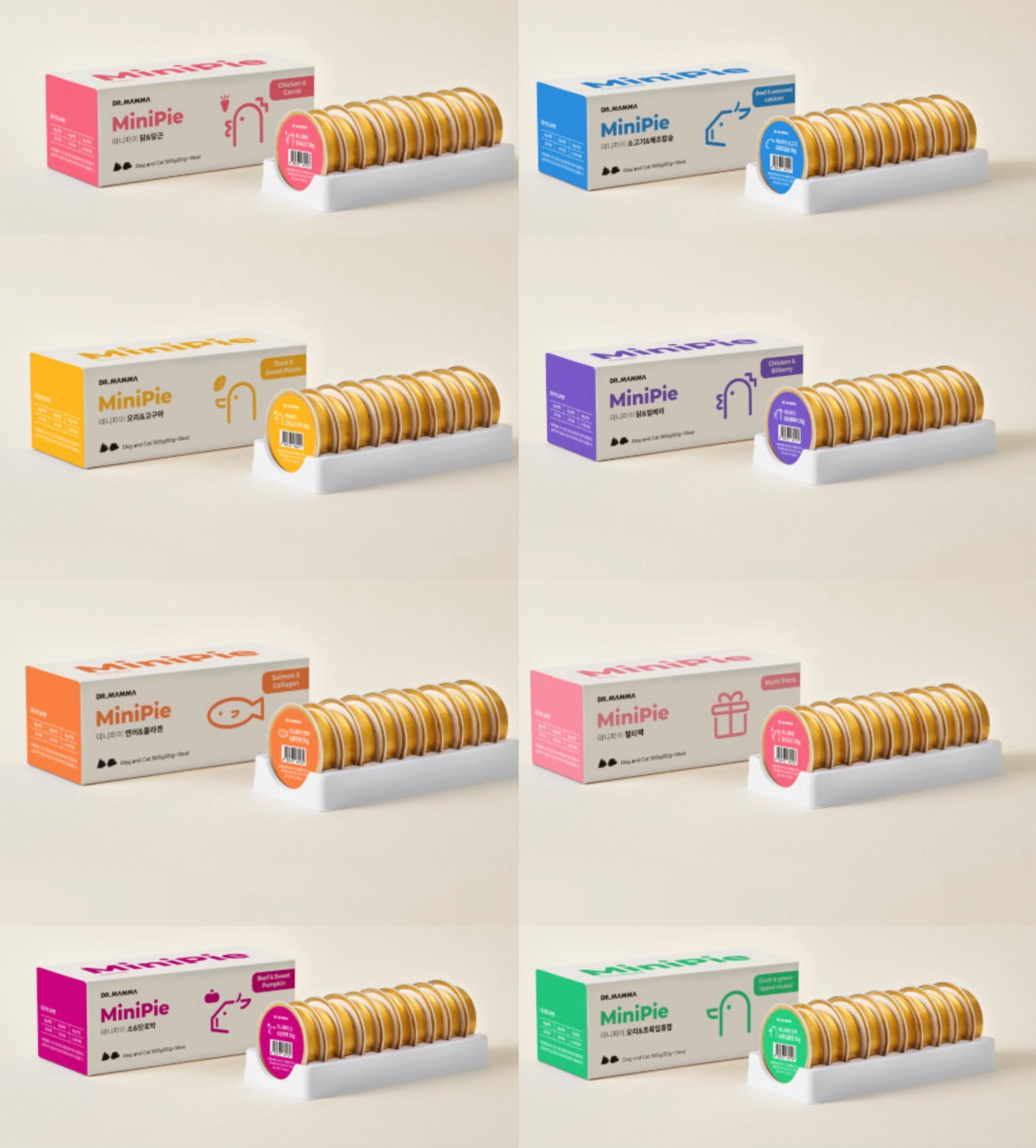 DR.MAMMA MINI PIE-韩国DR.MAMMA高营养派-猫狗通用(8种味道) image 0