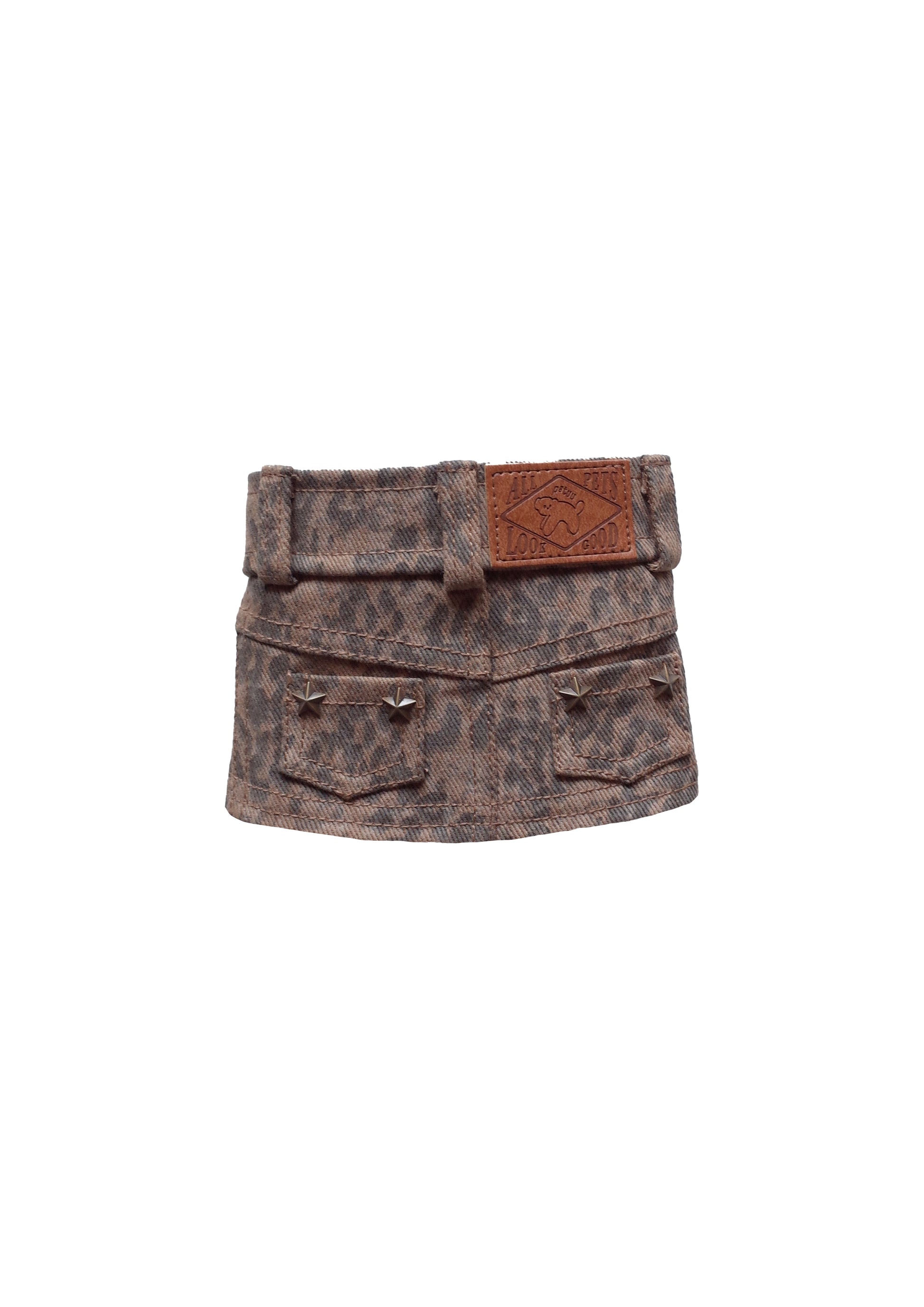 Patuu Leopard Mini Skirt[Patuu 宠物豹纹迷你裙-2款可选] image 0