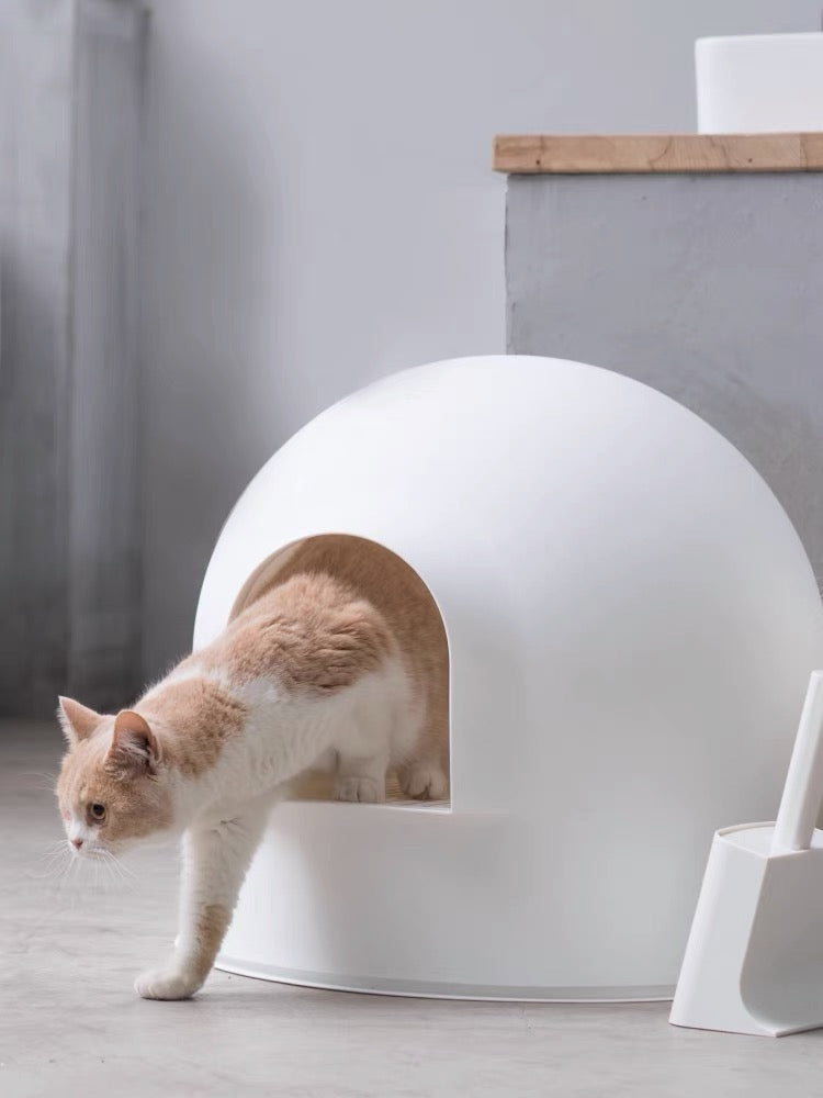 Pidan Igloo Cat Litter Box - White[Pidan雪屋猫砂盆] image 1