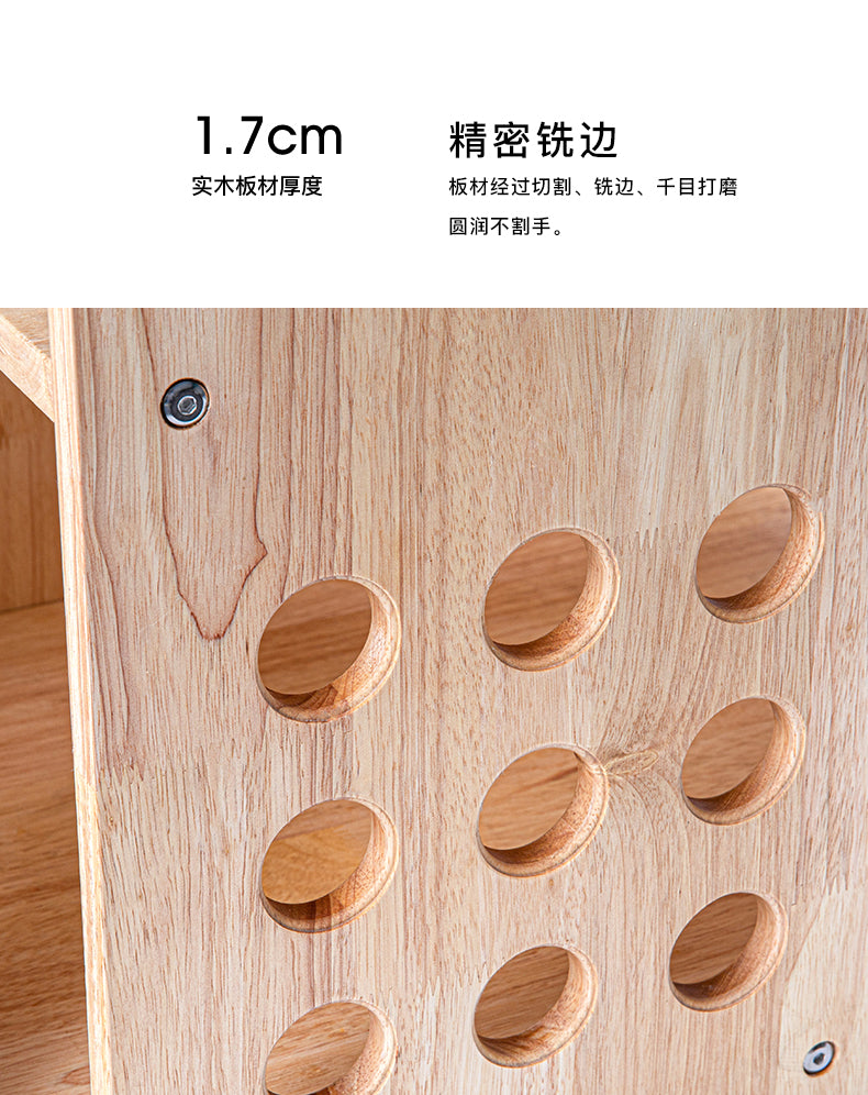 MiaoZuo Naughty Castle Cat Tree[喵佐-淘气城堡实木猫树] image 10