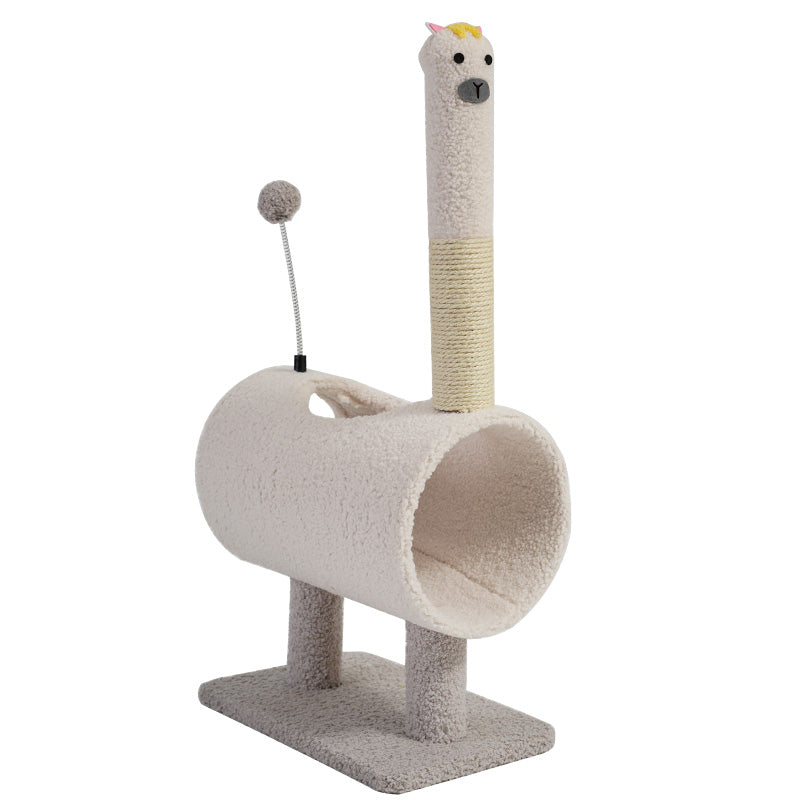 Animal Series Scratcher Post-4Types[小动物系列抓柱玩具-4种小黄鹿/绅士鸡/小笨驼/小丑牛] image 2