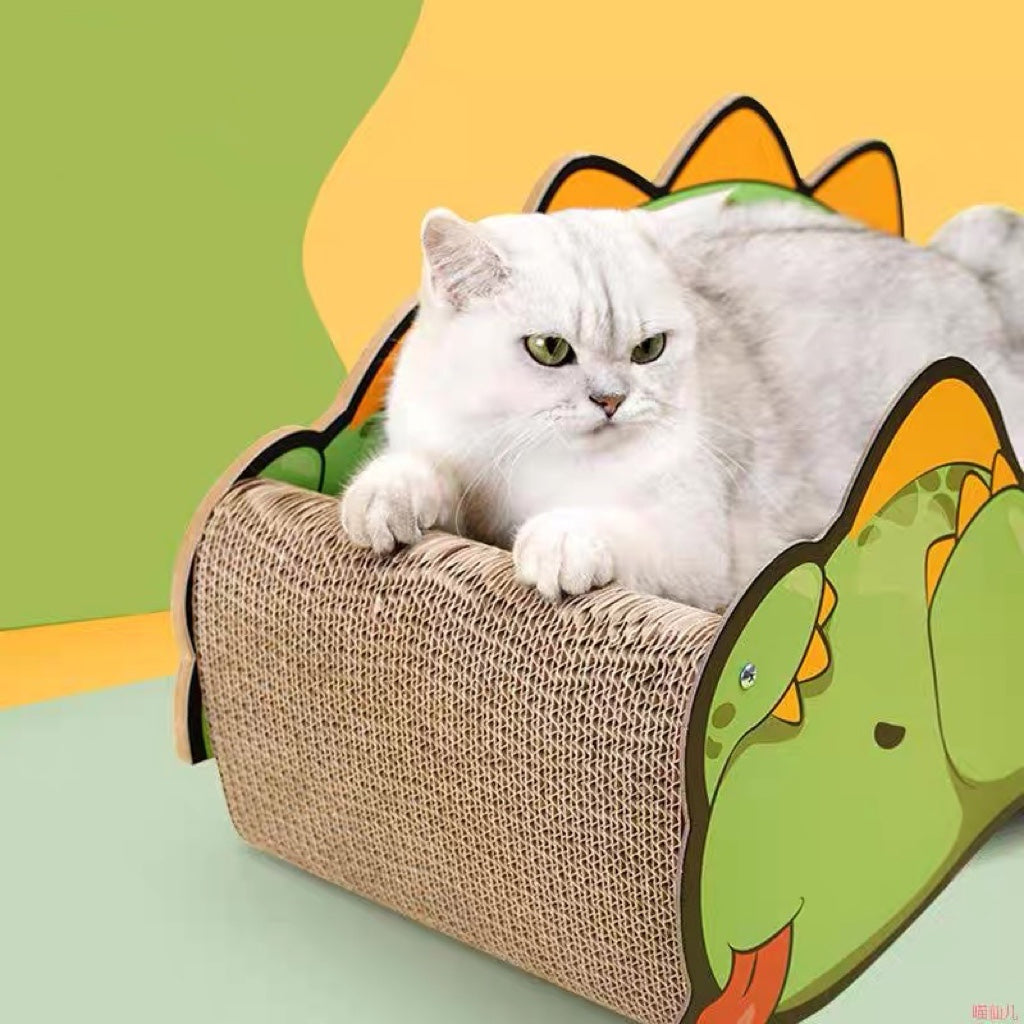 Sleeping Dragon Scratching Board[呆呆龙猫抓板猫窝] image 2