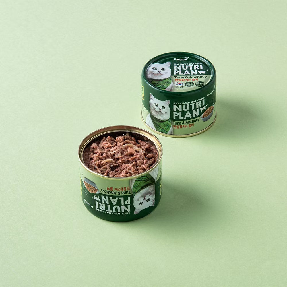 Dongwon Nutri Plan Tins 160g[韩国Dongwon健康配方猫罐头-160g]