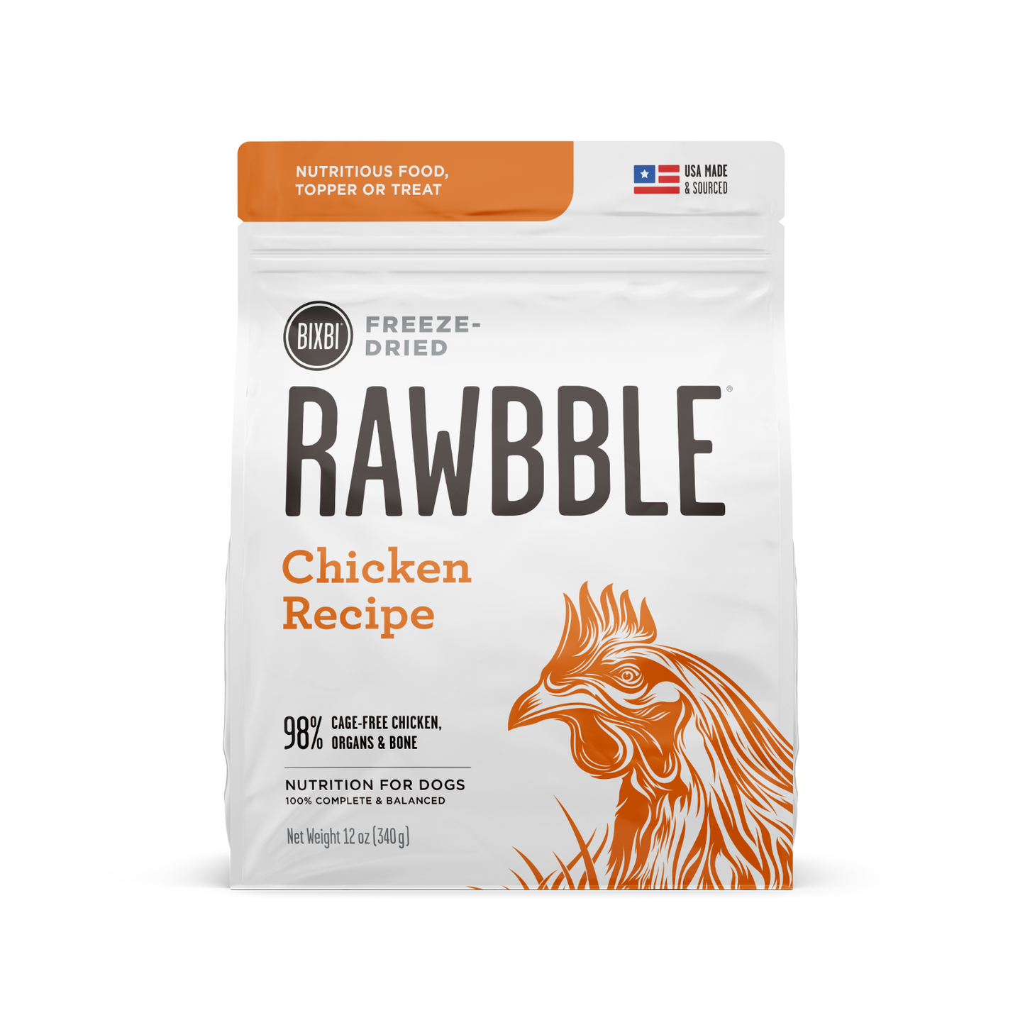RAWBBLE FREEZE-DRIED DOG FOOD RECIPES-12oz[美国Bixbi狗狗主食冻干340g-7种味道] image 1