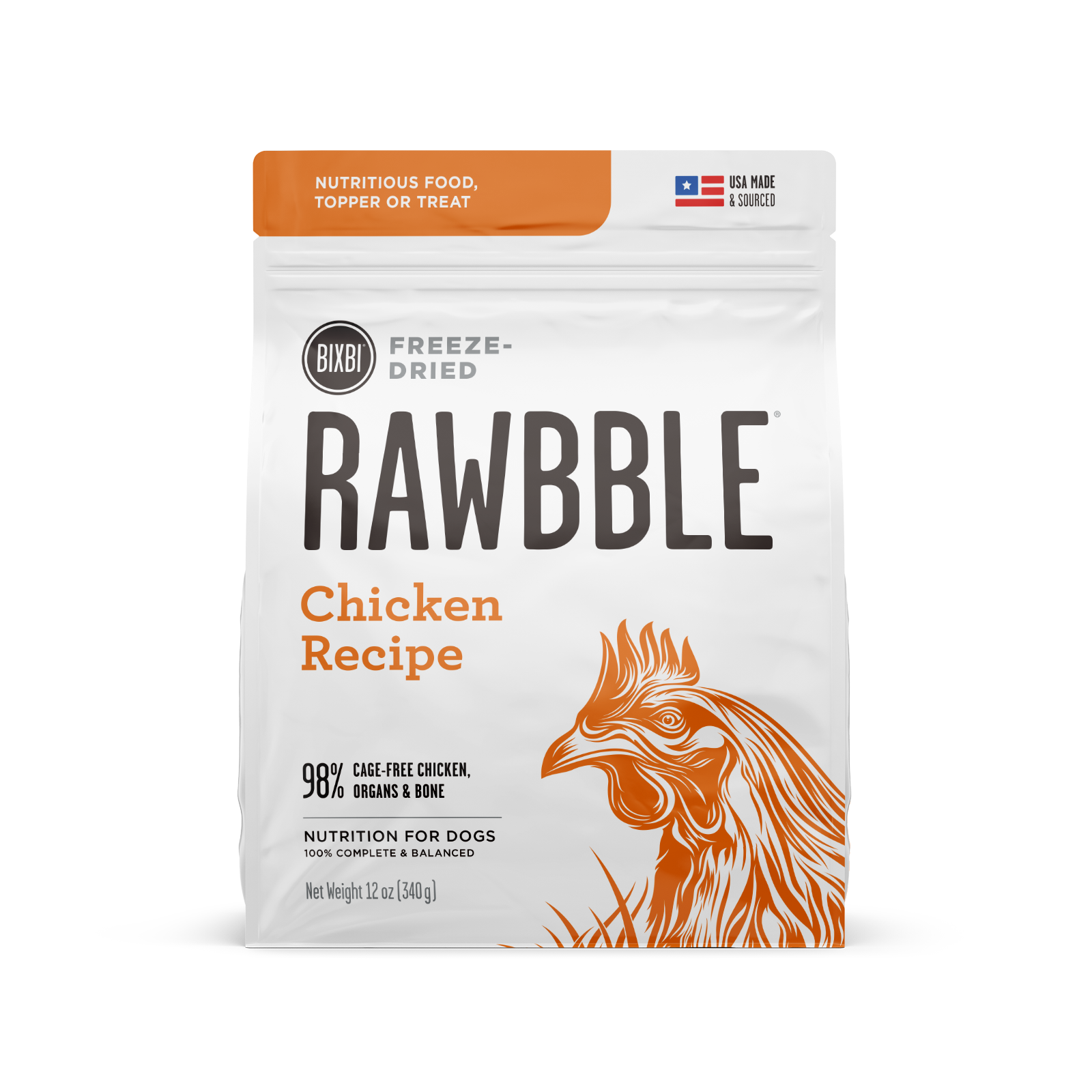 RAWBBLE FREEZE-DRIED DOG FOOD RECIPES-12oz[美国Bixbi狗狗主食冻干340g-7种味道] image 1