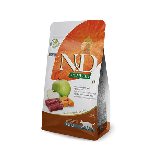 Farmina Cat N&D Pumpkin Venison & Apple-Adult[法米娜N&D南瓜鹿肉苹果配方-成猫粮]