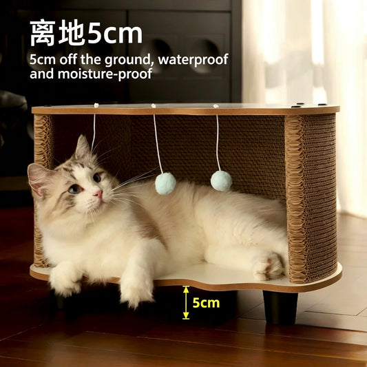 NEW ARRIVALS - Egg Scratcher Bed-2 Colours[蛋壳瓦楞纸猫窝-2种颜色]