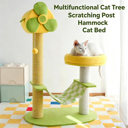 NEW ARRIVALS-Cooling Fan Cat Scratching Tree with Cooling Matt[风扇小爬架-带冰垫]
