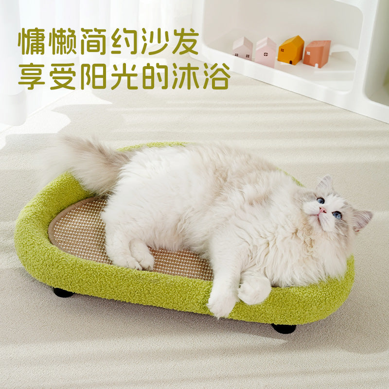 HOT RETURNED-Big Sofa Sisal Scratcher-2Colours[极简剑麻垫沙发-2种颜色]