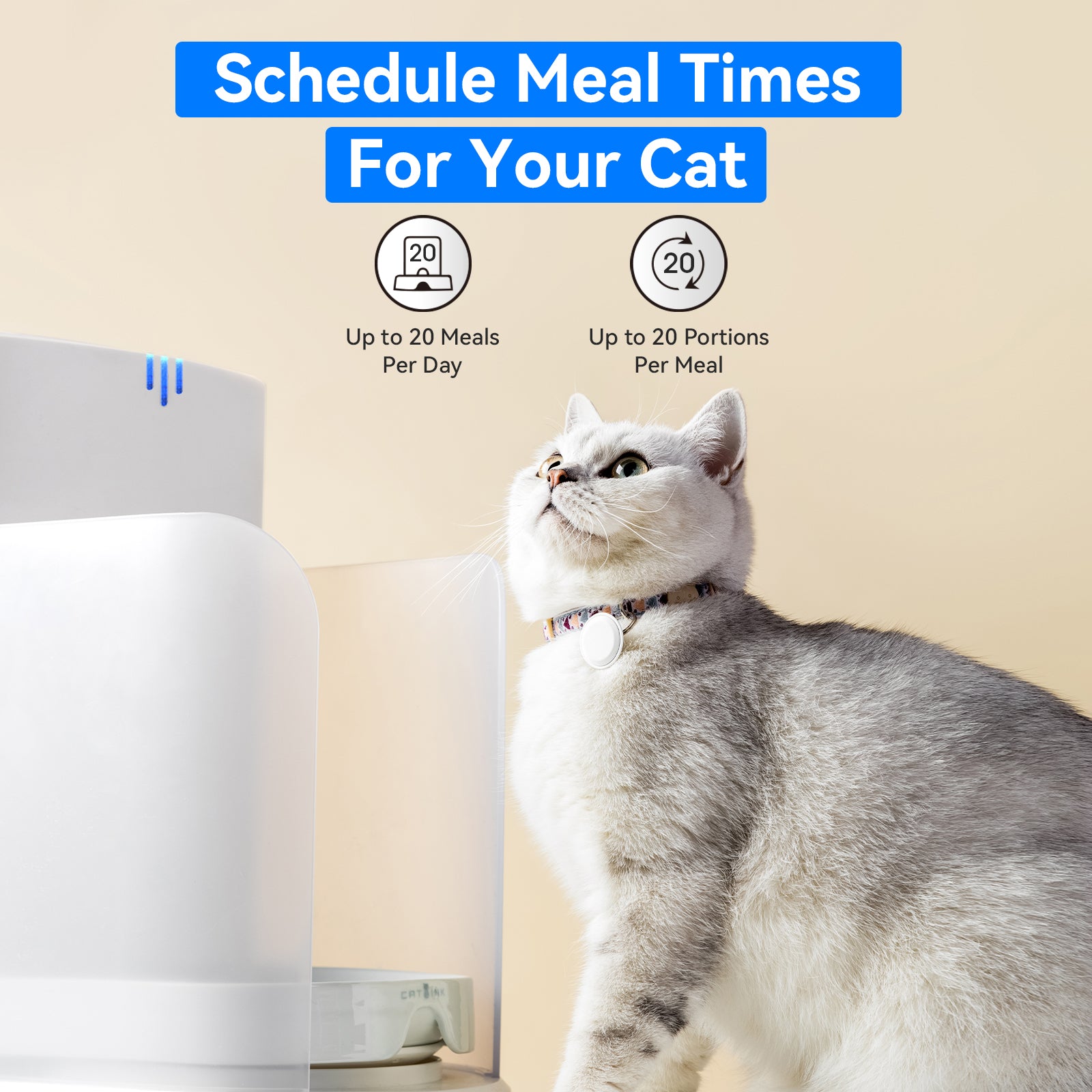 Catlink-AI Feeder One:MultiPet Recognition[Catlink-One宠物自动智能喂食器:多宠识别] image 0