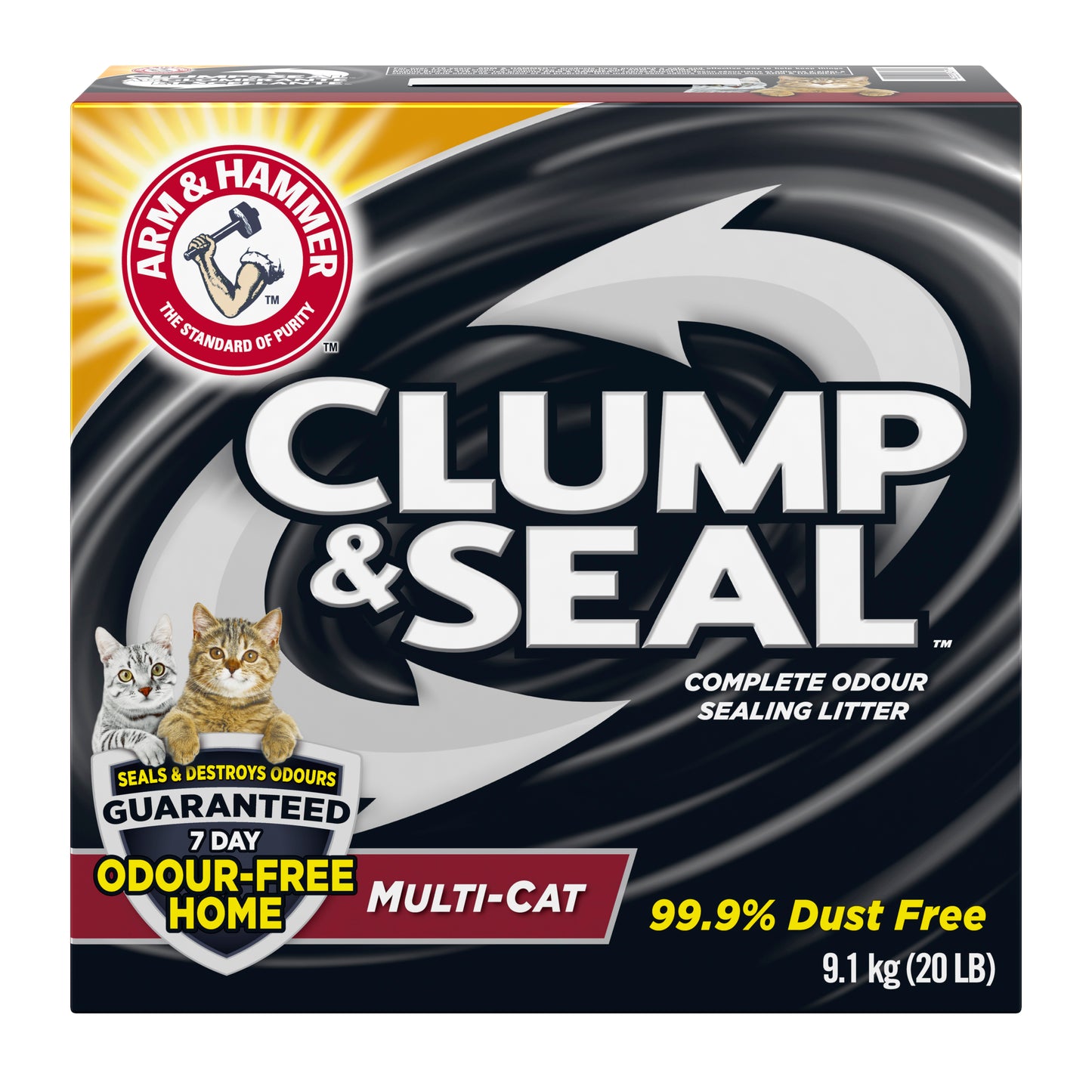 ARM&HAMMER Clump&Seal Odor Sealing Clumping Litter[美国铁锤猫砂] image 5
