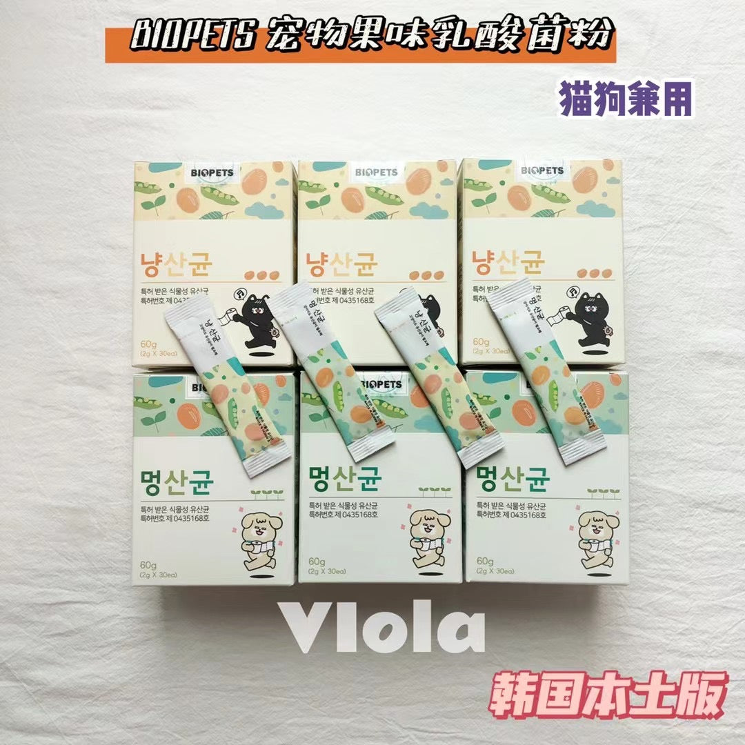 BioPets Pet Lactobacillus (韩国-BioPets宠物乳酸菌2g (一盒30包)) image 0