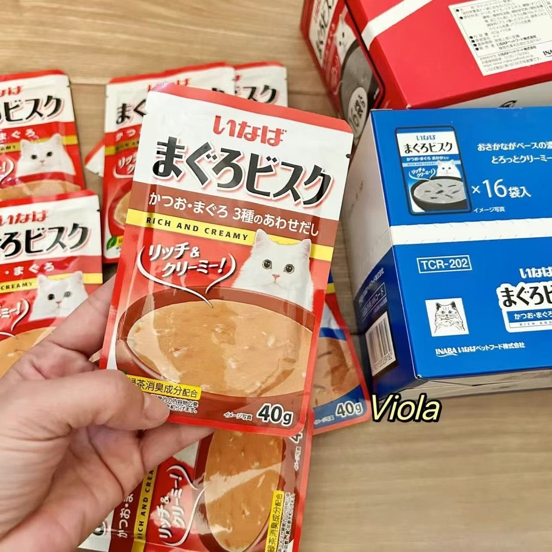 NEW!INABA-Silky Thick Soup Meal Pack:40g[新品INABA-丝滑浓汤餐包:40g] image 5