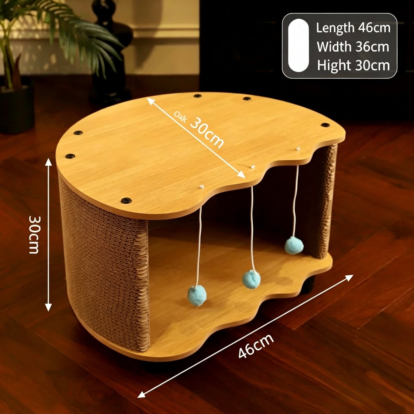 NEW ARRIVALS - Egg Scratcher Bed-2 Colours[蛋壳瓦楞纸猫窝-2种颜色]
