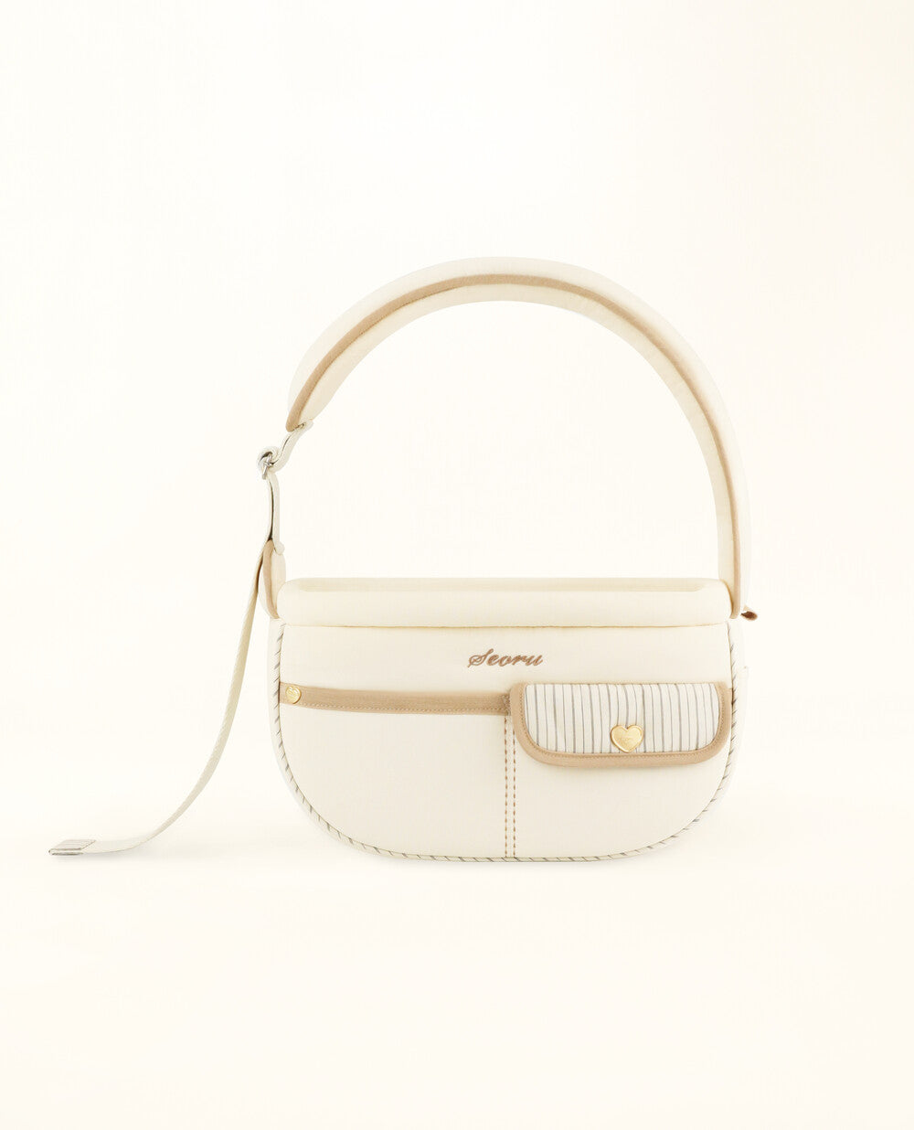 Seoru-Soft Valentine Bag: Sand Beige[Seoru-Valentine系列宠物挎包:沙米色] image 2