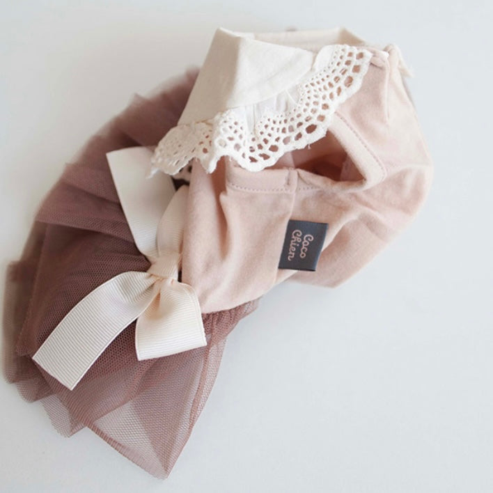 CocoChien Cute Lace Dress[韩国CocoChien可爱蓬蓬连衣裙(2种颜色)] image 2