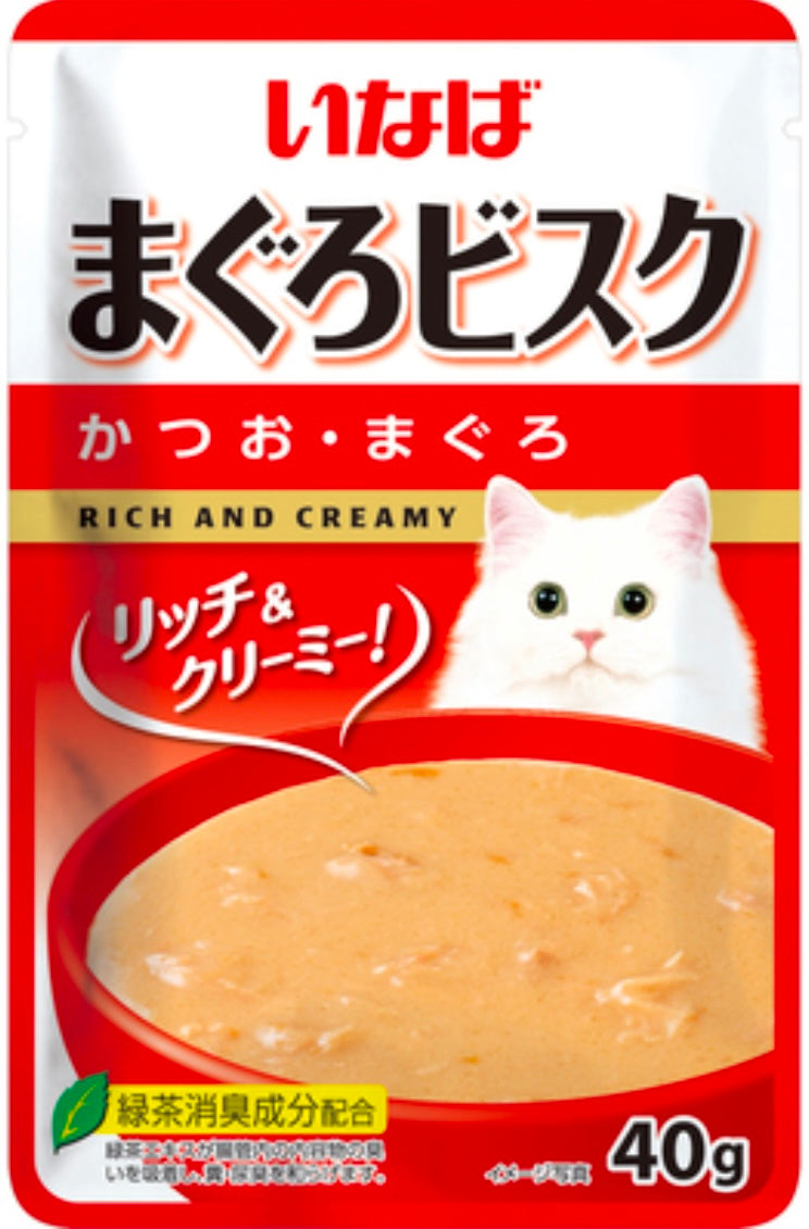 NEW!INABA-Silky Thick Soup Meal Pack:40g[新品INABA-丝滑浓汤餐包:40g] image 2