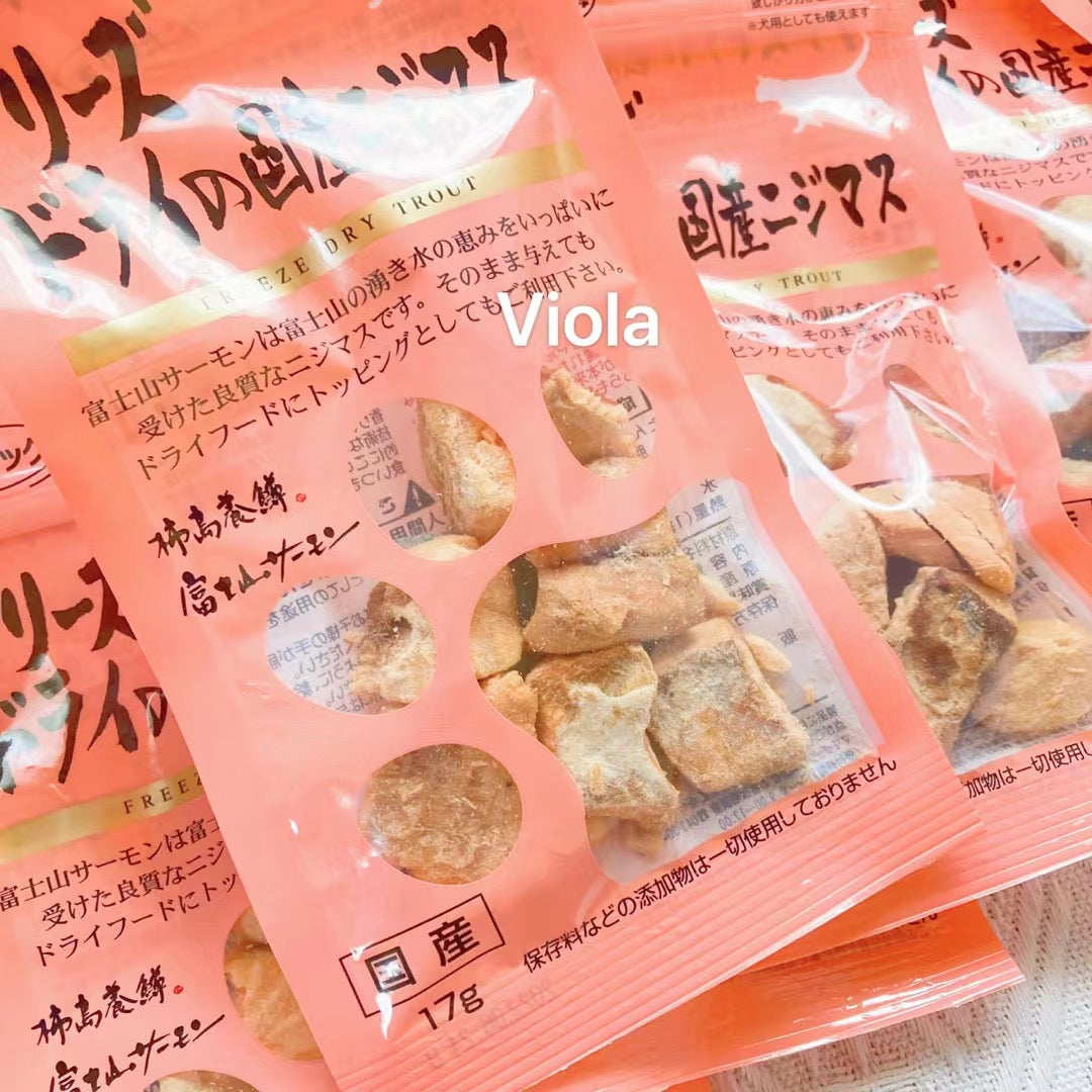 MamaCook CatTreat-Freeze-Dried Rainbow Trout:15g[但马猫用零食-冻干虹鳟鱼15g]