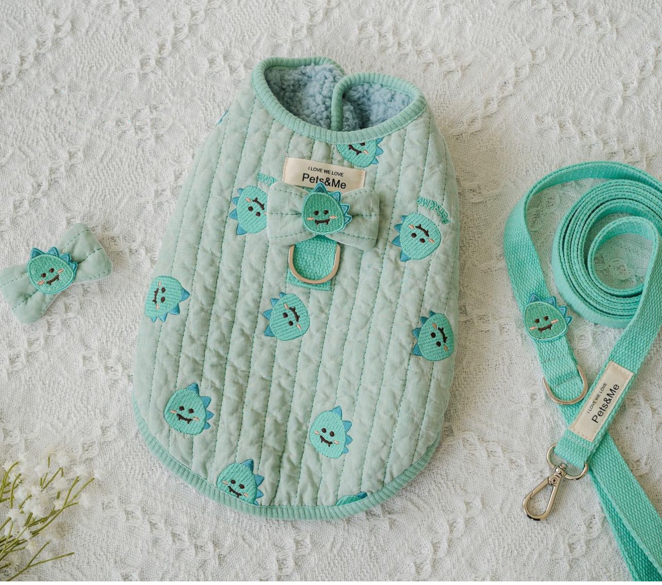 Pets&Me Bear Vest with Leash[韩国Pets&Me可爱熊熊马甲(包含牵引绳)] image 3