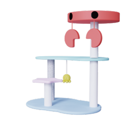 Ocean Cat Playing Frame[海底世界爬架] image 2