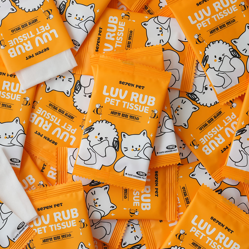 韩国SEVEN PET 蜂蜜养护配方宠物全身湿巾盒装(50个装) image 3