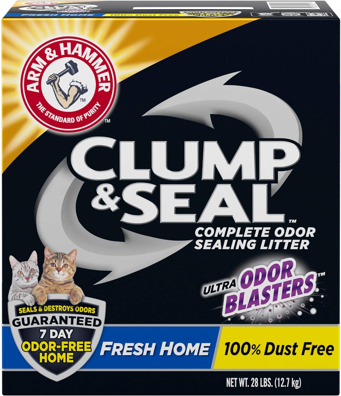 ARM&HAMMER Clump&Seal Odor Sealing Clumping Litter[美国铁锤猫砂] image 2