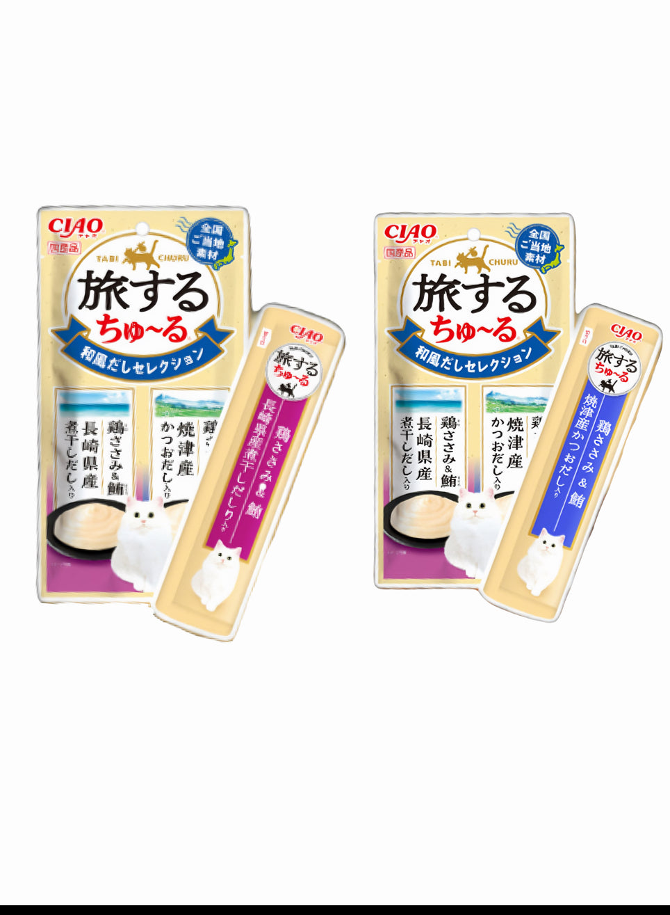 NEW!CIAO-Travel Cat Stick 4Flavors[NEW!CIAO-旅行猫条 4种味道] image 2