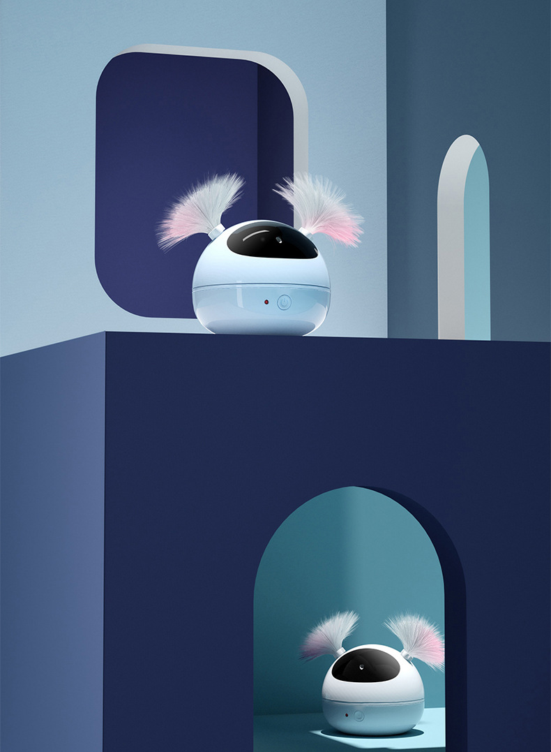 Smart Cat Teaser Robot-USB Rechargable[智能激光机器人玩具USB可充电款-3色可选] image 3