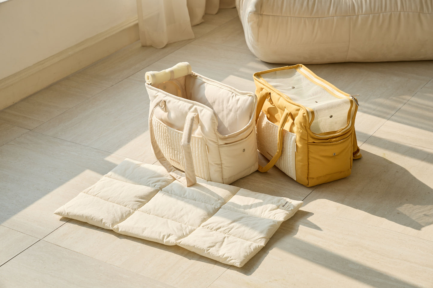 Ba&ttang-Quilted Pocket Two in One Shoulder Bag[Ba&ttang-新款外出包/可斜挎] image 2