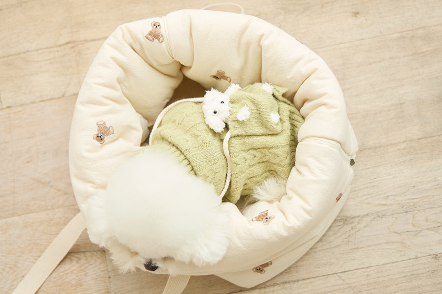 Ba&ttang-Teddy Bear Stroller Seat & Bag[Ba&ttang-百变出行包:可成为推车内垫] image 4