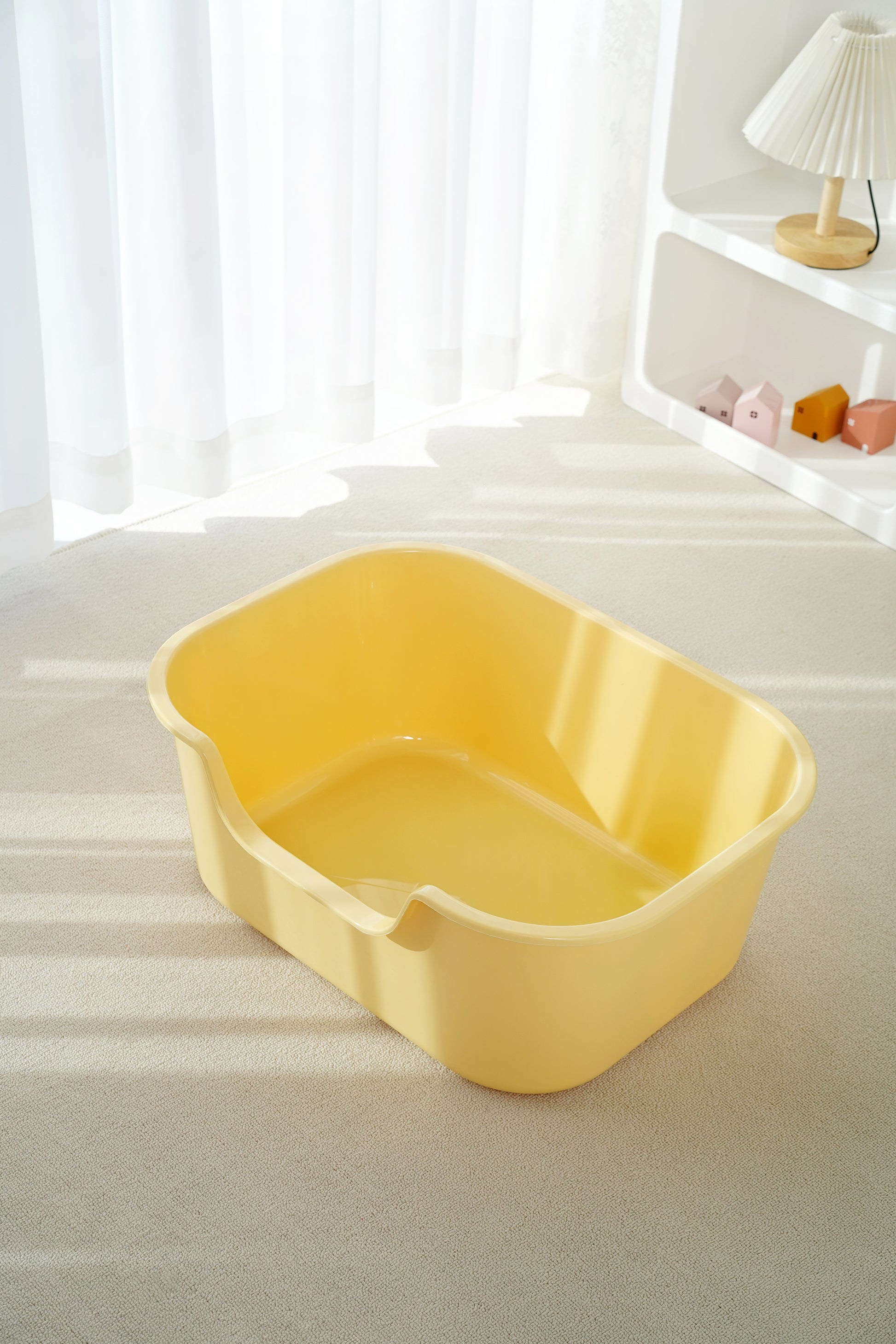 Big Strong Open Cat Litter Box-3 Colours-56x41x22cm[大号敞口猫砂盆-3种颜色-56x41x22cm] image 12