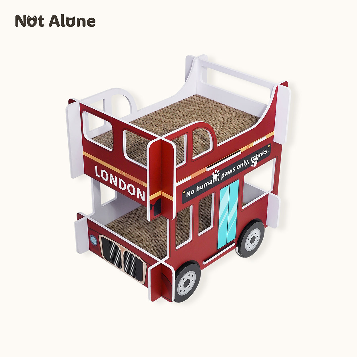 NotAlone-London Bus Cat Scratching Board[不孤岛-伦敦双层巴士猫抓板:可购买替换装] image 1