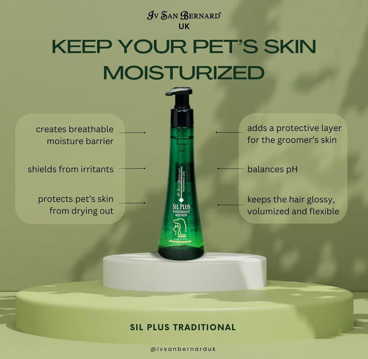 Iv San Bernard-Traditional: Sil Plus-100ml[伊珊娜-经典系列: Sil Plus保湿皮毛活化加强隔离液100ml] image 0