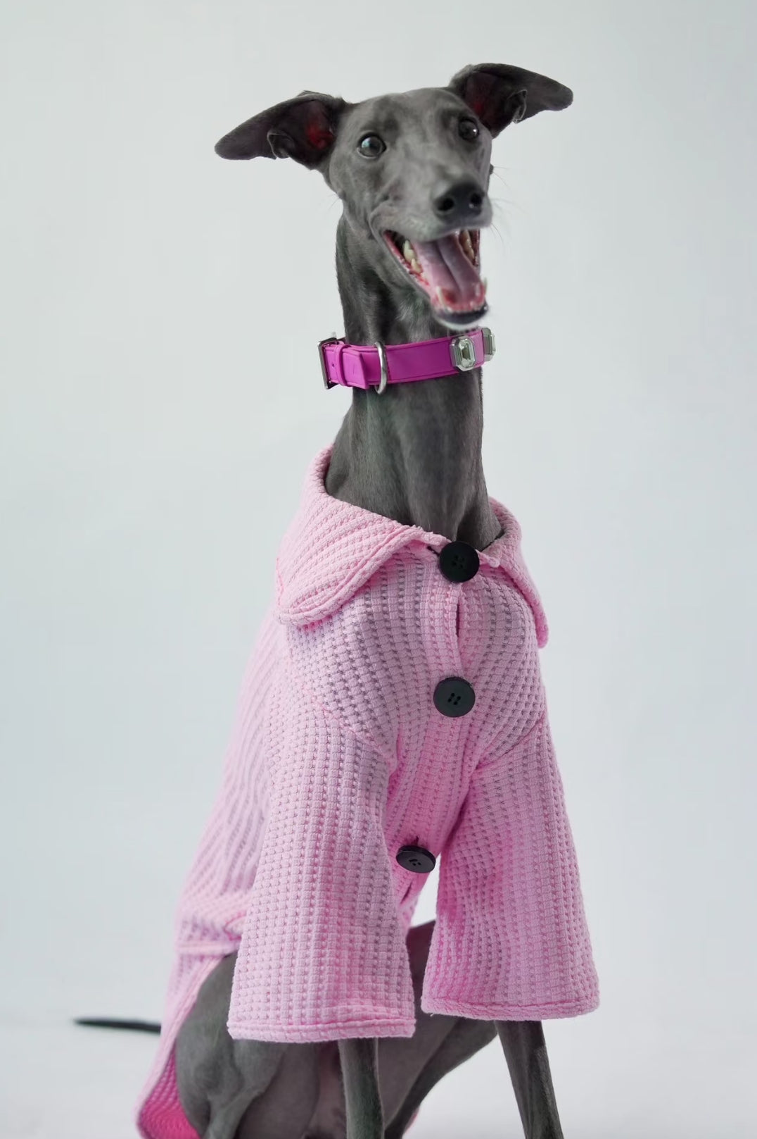 RIX CHIC BabyPink T-Shirt 华夫格两脚衣 image 1